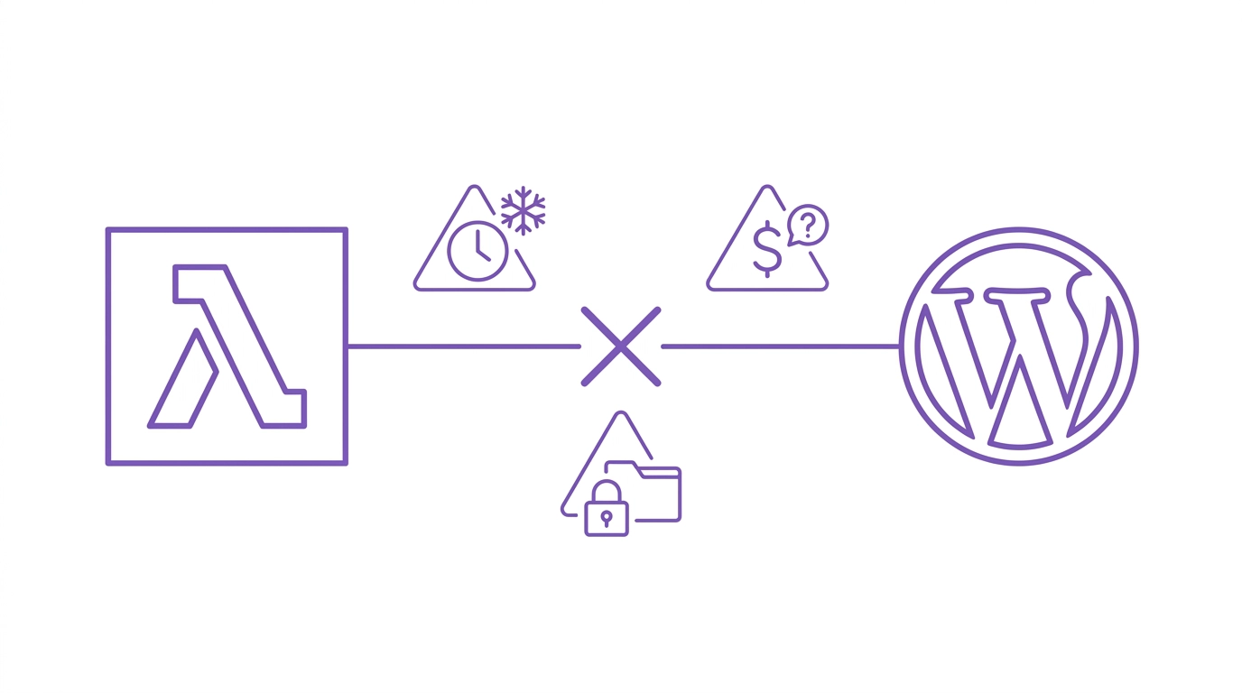 Why Using AWS Lambda for Serverless WordPress Is a Mistake - Agiler